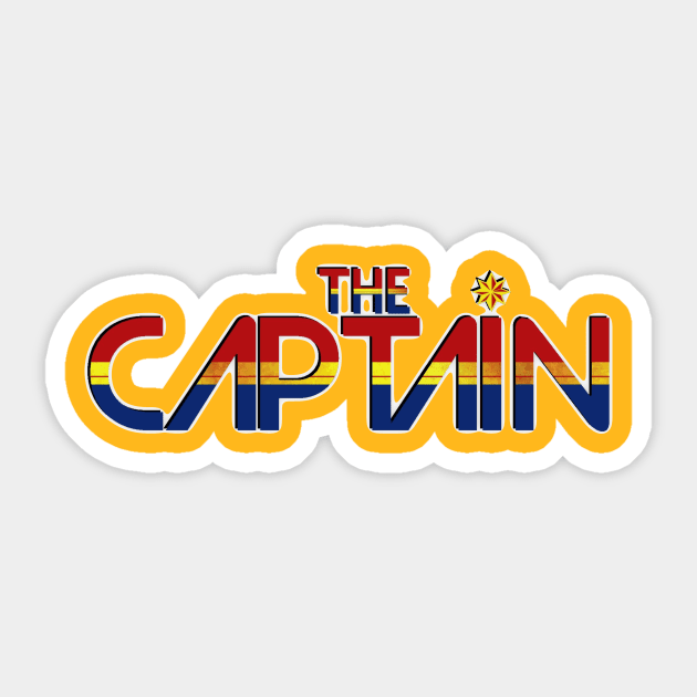 Kara the Captian Sticker by HillbillyScribbs